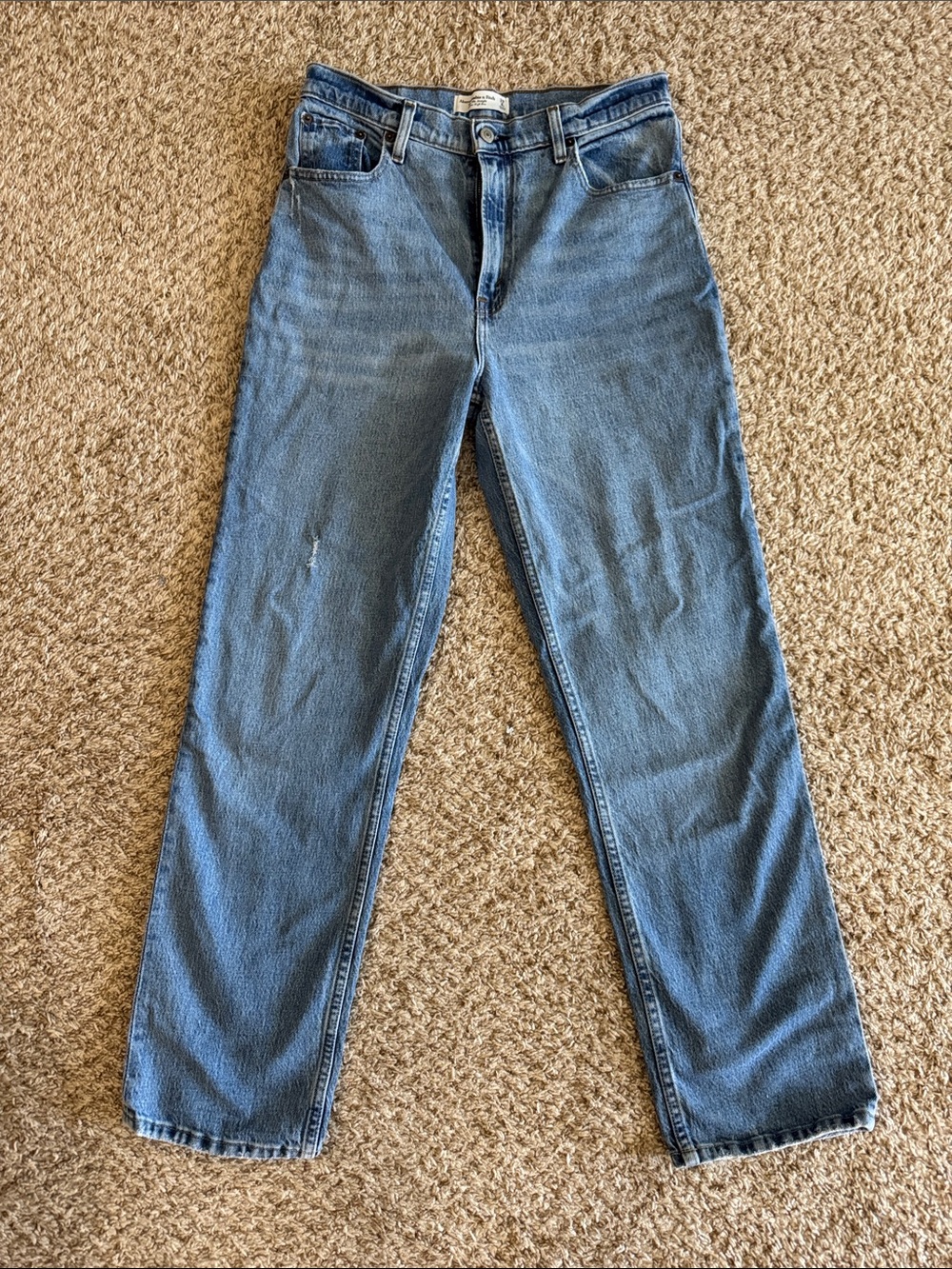 ABERCROMBIE AND FITCH 90s STRAIGHT JEANS size 29/8r